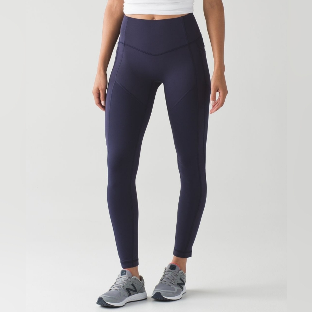 lululemon athletica Navy High-Waist Leggings